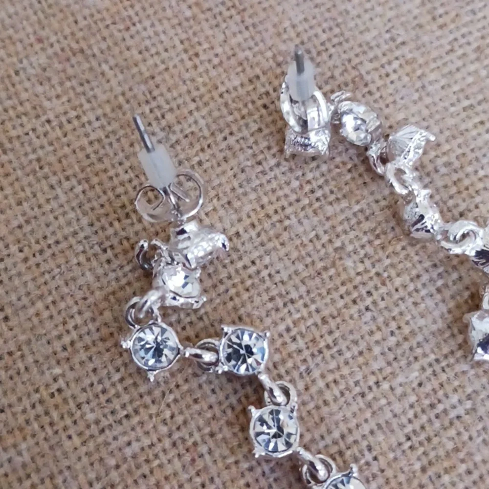 Silver Long Earrings - Picture 6 of 8